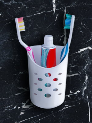 Утримувач для зубної щітки POLO білий  | 6703750