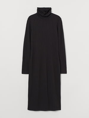 Сукня-светр чорна | 6695814