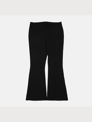 Расклешенные черные брюки | 6695816