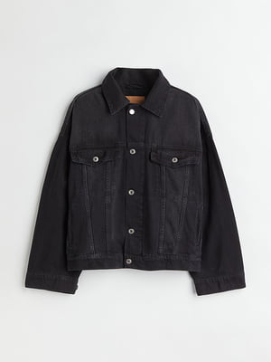 Куртка джинсова чорна | 6695908