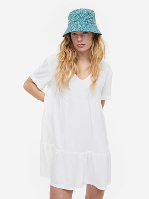 Сукня-футболка біла | 6695925
