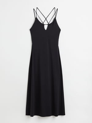 Сукня у білизняному стилі чорна | 6696026