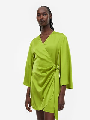 Сукня А-силуету салатового кольору | 6696216