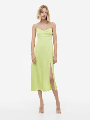 Сукня у білизняному стилі салатового кольору | 6696218