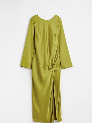 Сукня-футляр оливкового кольору | 6696273
