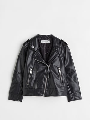 Куртка-косуха чорна | 6696298