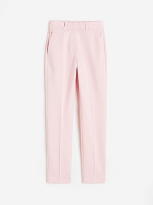 Зауженные светло-розовые брюки | 6696302