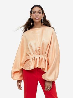 Блуза персикового кольору | 6696382