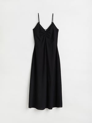 Платье А-силуэта черное | 6696453