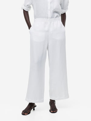 Прямые белые брюки | 6696465