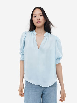 Блуза світло-блакитна | 6696501
