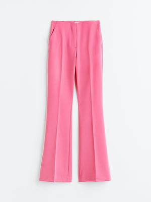 Расклешенные розовые брюки | 6696596