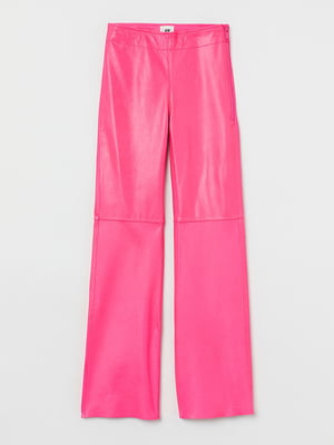 Расклешенные ярко-розовые брюки | 6696699