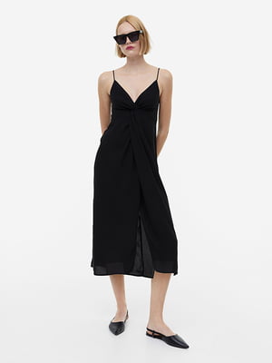 Платье в бельевом стиле черное | 6696757