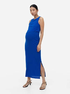 Платье для беременных синее | 6696764