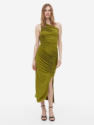 Сукня вечірня оливкового кольору | 6696936