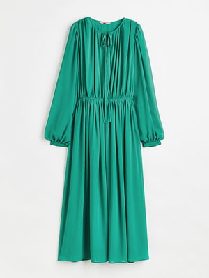 Платье А-силуэта зеленое | 6696965