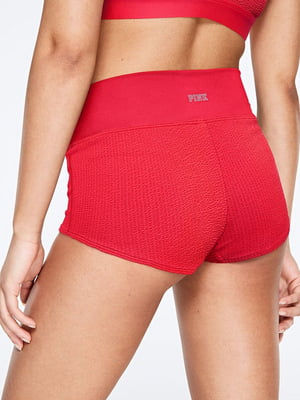 Шорти короткі текстуровані від Gym to Swim Textured Shortie в червоному кольорі | 6705004