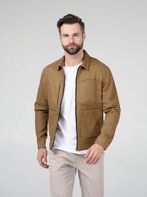 Куртка коричнева з кишенями Canvas Jacket | 6704200