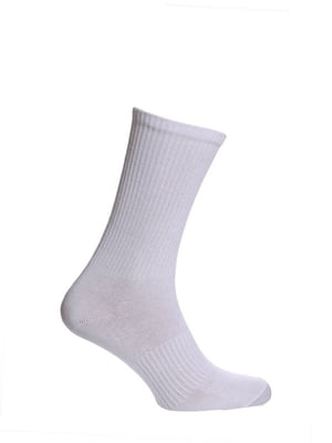Шкарпетки в рубчик білі | 6704360