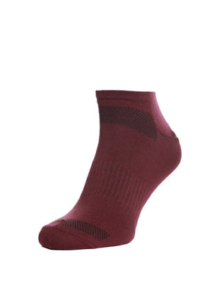 Короткі бордові шкарпетки | 6704376