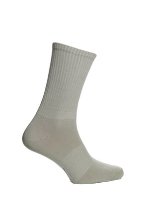 Шкарпетки фісташкового кольору Ribbed Socks | 6704381