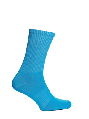 Шкарпетки блакитні Ribbed Socks | 6704388