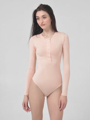 Боди Button bodysuit рожеве | 6704505
