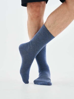 Шкарпетки класичні сині | 6704755