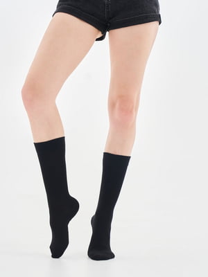 Базові чорні шкарпетки Woman Classic socks | 6704766