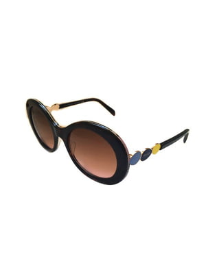 Сонцезахиснi окуляри з оригінальними дужками та логотипом бренду на них | 6706051