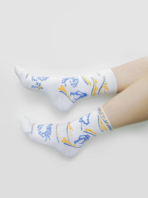Шкарпетки з принтом «NK by Gepur» | 6706383
