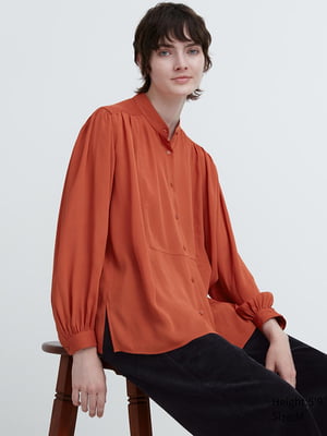 Блуза оранжевого кольору | 6706899