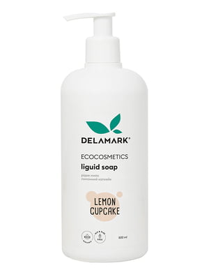 Жидкое мыло DeLaMark Лимонный капкейк 500 мл | 6263219