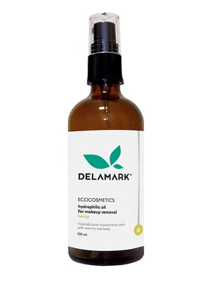 Гидрофильное масло для снятия макияжа DeLaMark конопляное 100 мл | 6263245