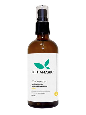 Гідрофільна олія для зняття макіяжу DeLaMark оливкова 100 мл | 6263246