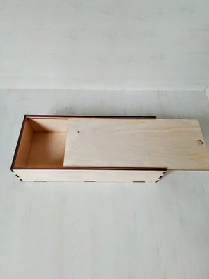 Коробка-пенал з фанери 6мм 45/20/10 см | 6708436