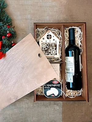 Подарункова коробка для набору з вином | 6708440