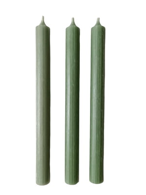 Свічка столова Brandedby Нідерланди 240мм, колір Зелений | 6708596