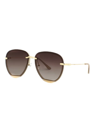 Сонцезахиснi окуляри в комплекті з брендованим футляром та серветкою | 6705968