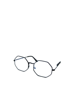 Іміджеві сонцезахисні окуляри з блакитним антивідблиском у комплекті з футляром та серветкою | 6706150