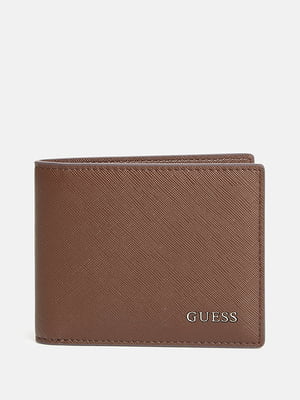 Стильний коричневий гаманець | 6712537