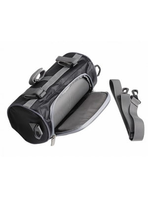 Водонепроницаемая черная велосипедная сумка с прозрачным карманом для телефона на руль | 6015605