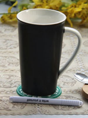 Керамическая чашка “Starbucks” с маркером | 6713429