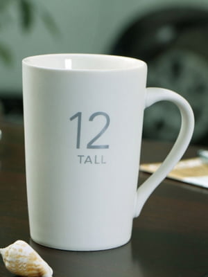 Чашка керамічна біла "Starbucks 12 Tall" | 6713443
