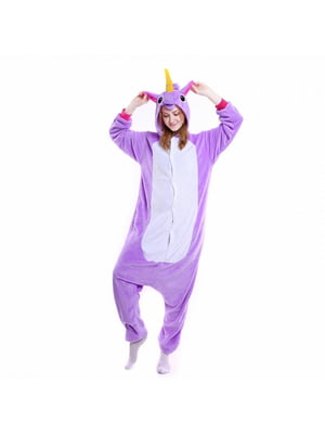 Пижама кигуруми фиолетовая “Единорог” | 6713467