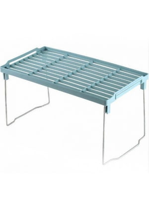 Полка-столик складная голубая (38х13,5) | 6713701