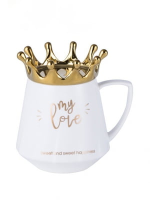 Чашка біла "Королівська Корона My Love" | 6713714
