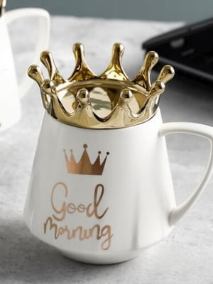 Чашка біла "Королівська Корона Good Morning" | 6713715