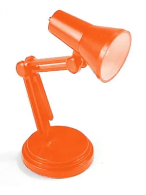 Міні лампа для читання книг з кріпленням помаранчева | 6713799